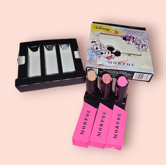 Morphe Mickey & Friends Truth Be Bold Mega Matte Lipstick Trio Disney Limited Ed - Picture 3 of 8
